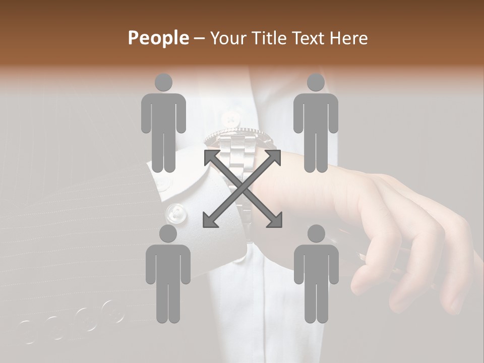Minute Wrist Business PowerPoint Template