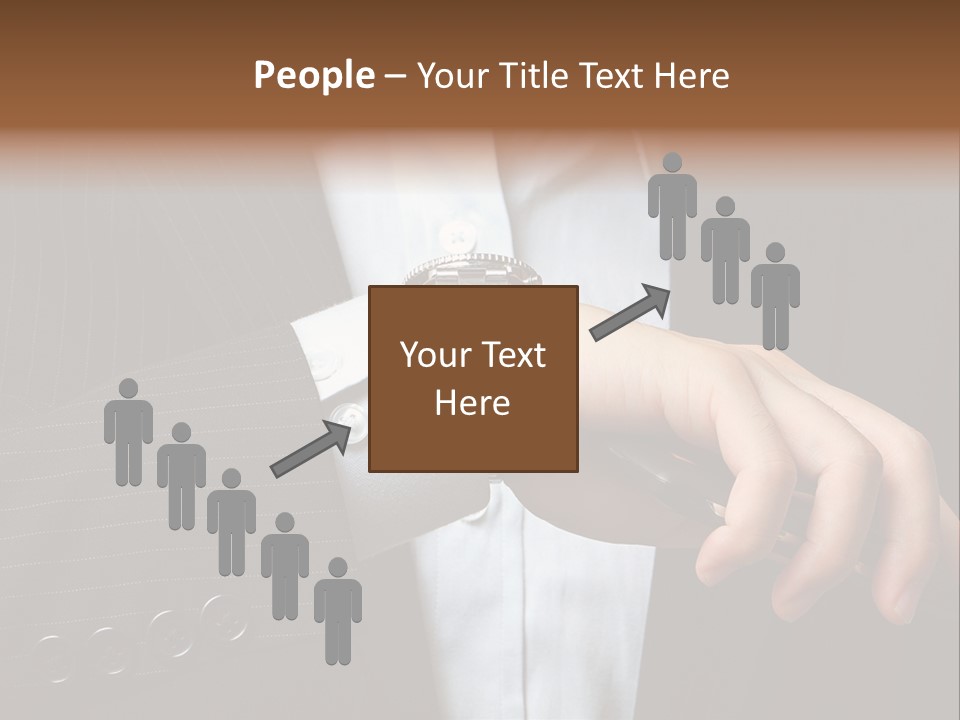 Minute Wrist Business PowerPoint Template
