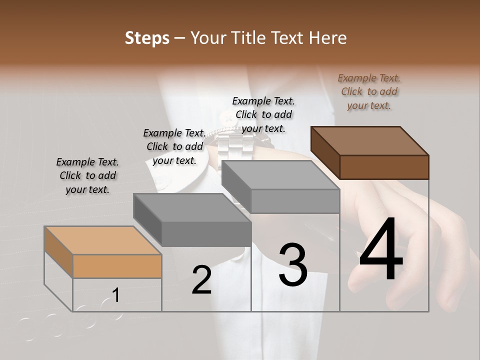 Minute Wrist Business PowerPoint Template