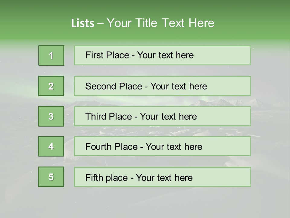 Night Glow PowerPoint Template