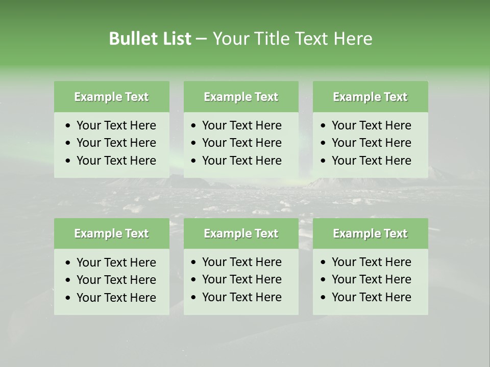 Night Glow PowerPoint Template