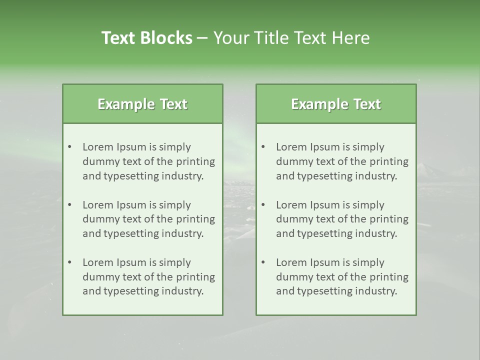 Night Glow PowerPoint Template