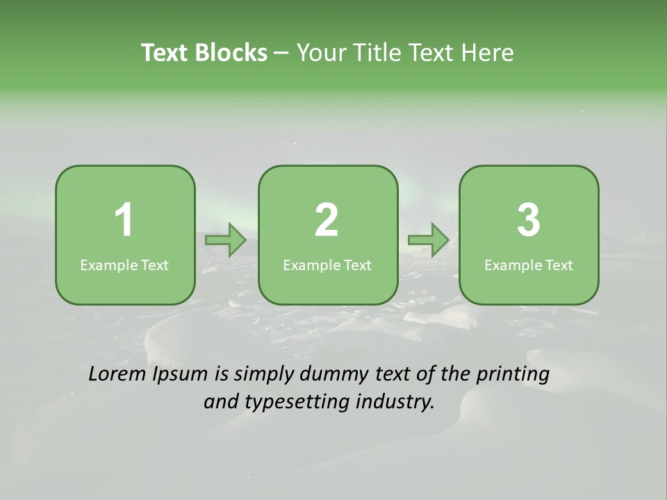 Night Glow PowerPoint Template