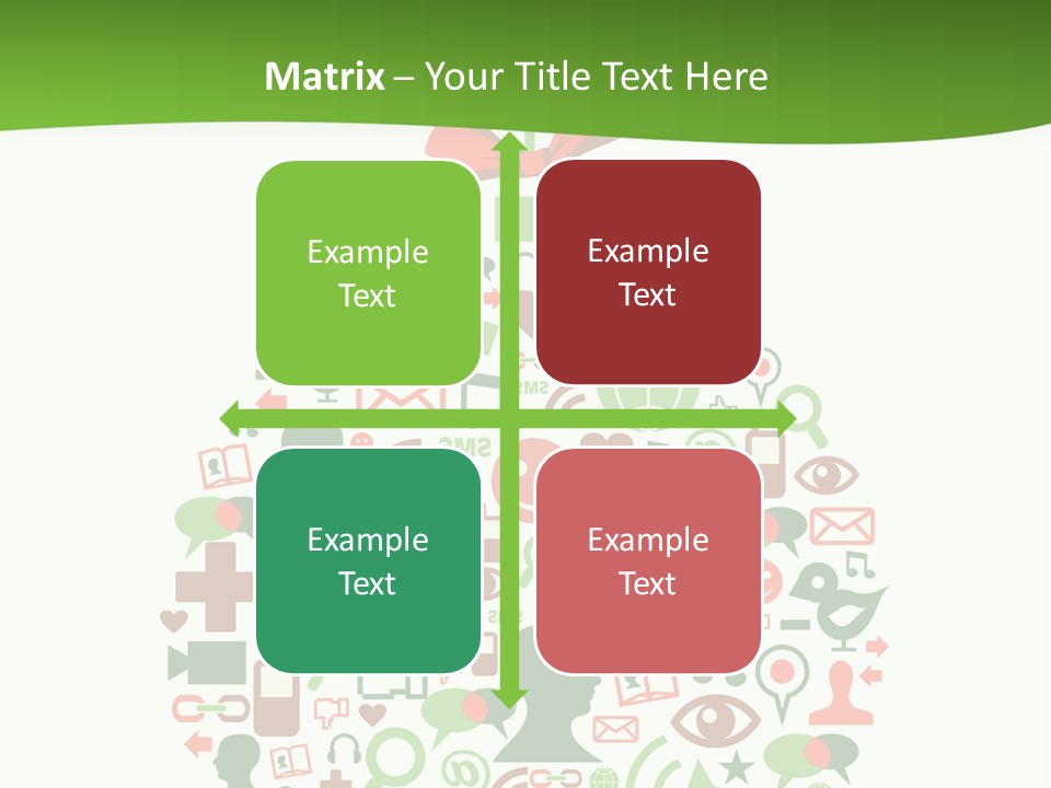 A Christmas Ornament With A Red Bow On Top Of It PowerPoint Template