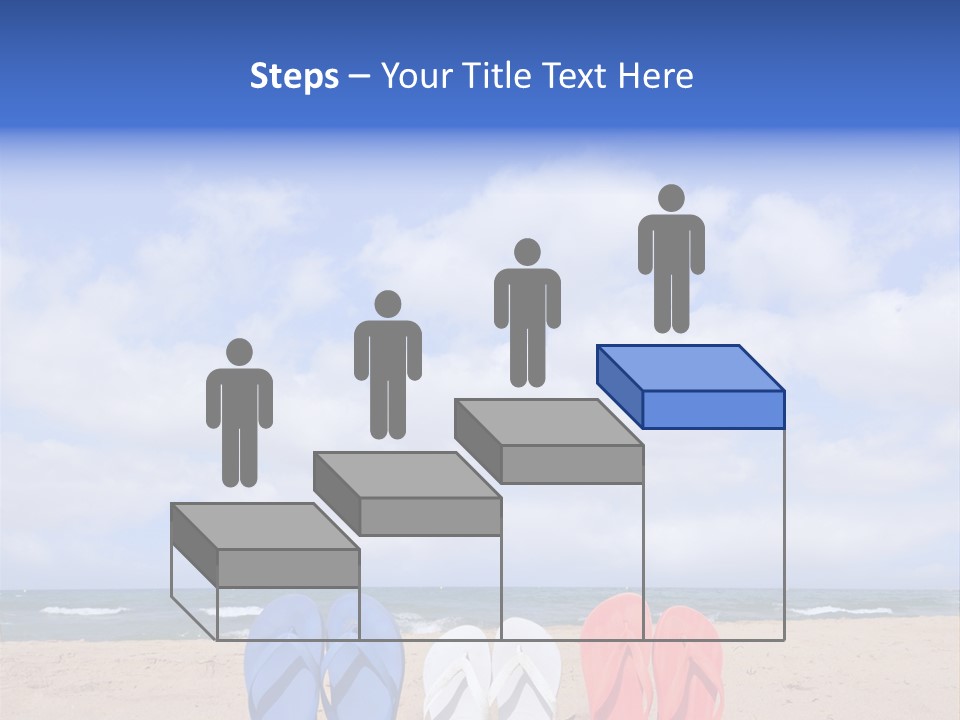 Blue Water Flops PowerPoint Template