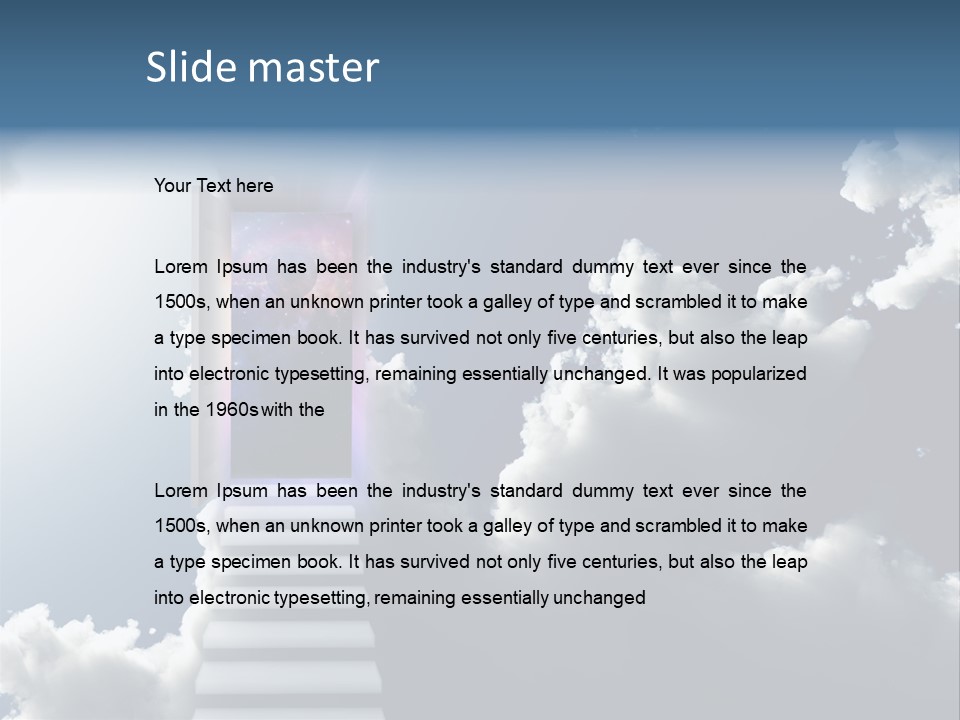 Hope Astral Success PowerPoint Template