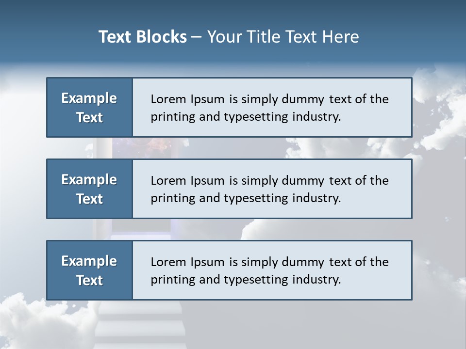 Hope Astral Success PowerPoint Template