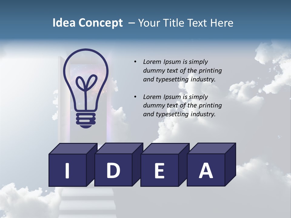 Hope Astral Success PowerPoint Template