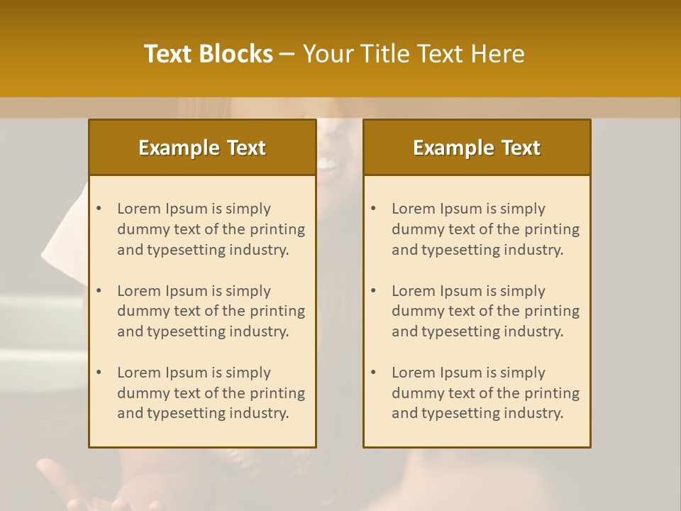 A Girl Is Sitting At A Table With Her Hand On Her Hip PowerPoint Template