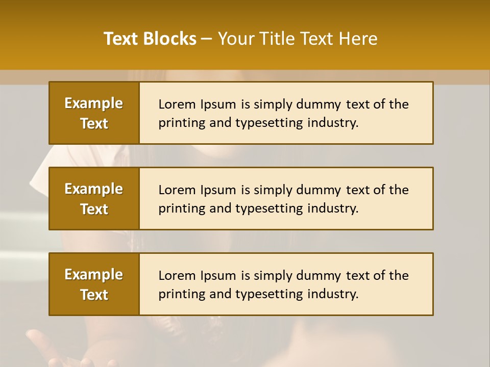 A Girl Is Sitting At A Table With Her Hand On Her Hip PowerPoint Template