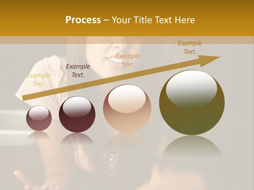 A Girl Is Sitting At A Table With Her Hand On Her Hip PowerPoint Template