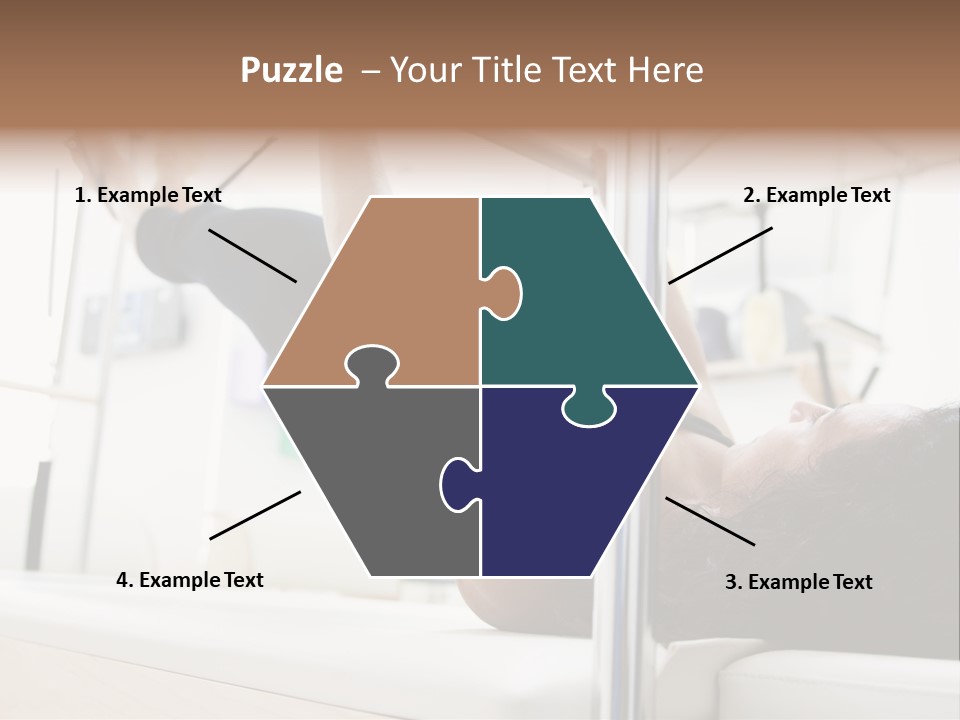 A Woman Doing A Pull Up On A Pull Up Bar PowerPoint Template