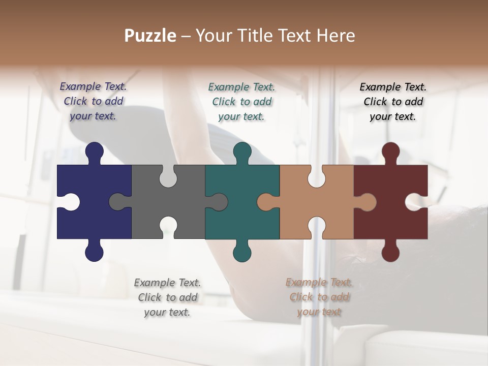 A Woman Doing A Pull Up On A Pull Up Bar PowerPoint Template