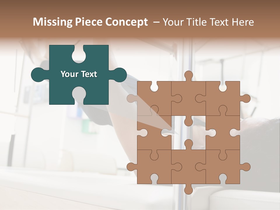 A Woman Doing A Pull Up On A Pull Up Bar PowerPoint Template