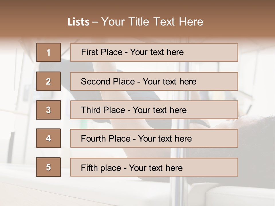 A Woman Doing A Pull Up On A Pull Up Bar PowerPoint Template