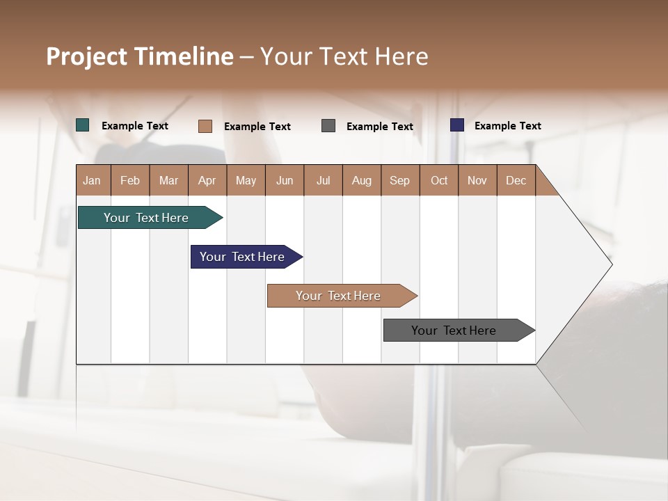 A Woman Doing A Pull Up On A Pull Up Bar PowerPoint Template