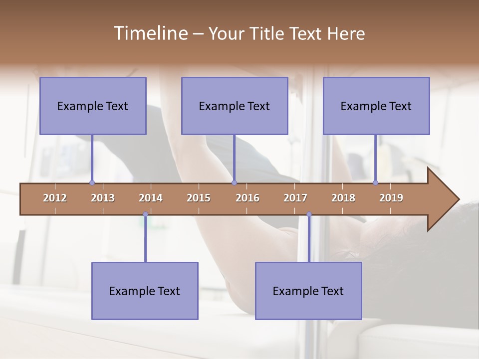 A Woman Doing A Pull Up On A Pull Up Bar PowerPoint Template