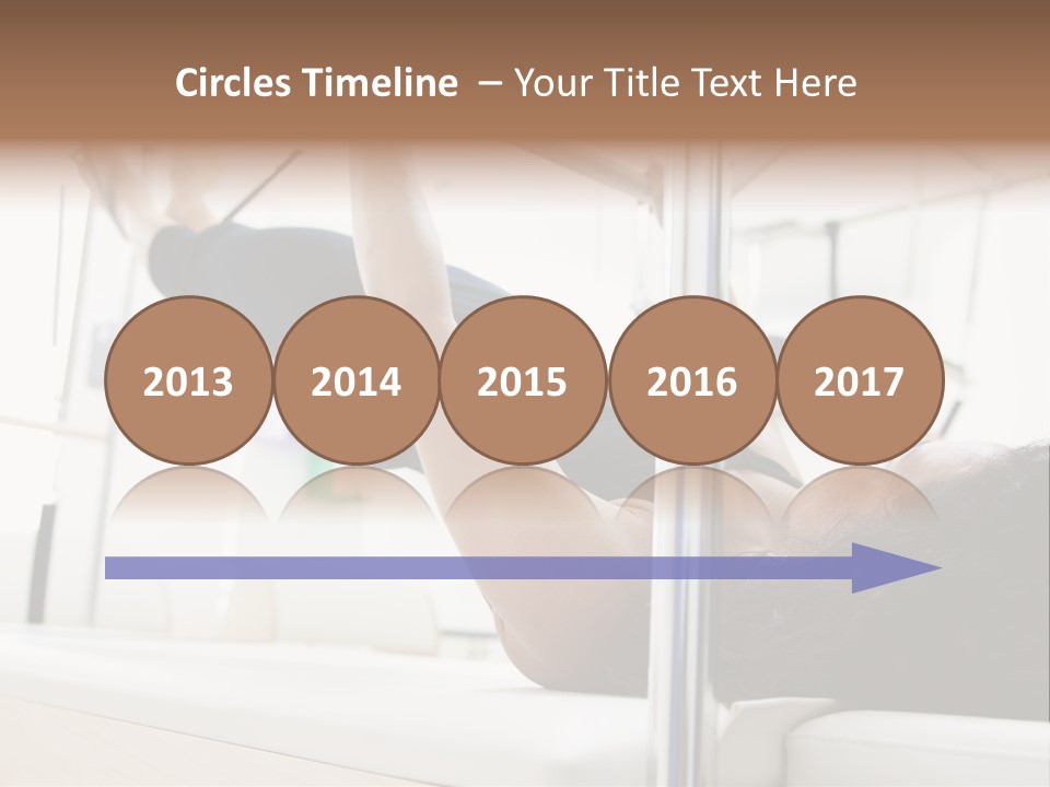 A Woman Doing A Pull Up On A Pull Up Bar PowerPoint Template