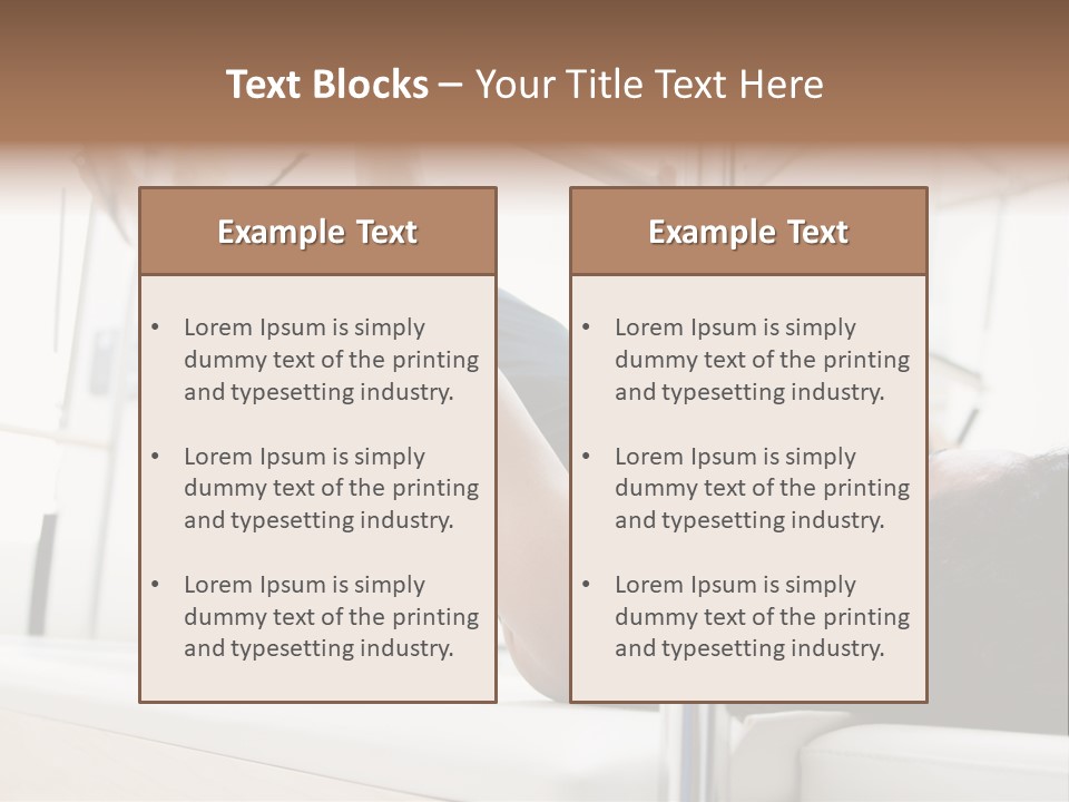 A Woman Doing A Pull Up On A Pull Up Bar PowerPoint Template