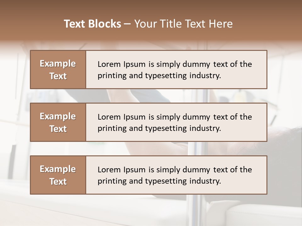 A Woman Doing A Pull Up On A Pull Up Bar PowerPoint Template
