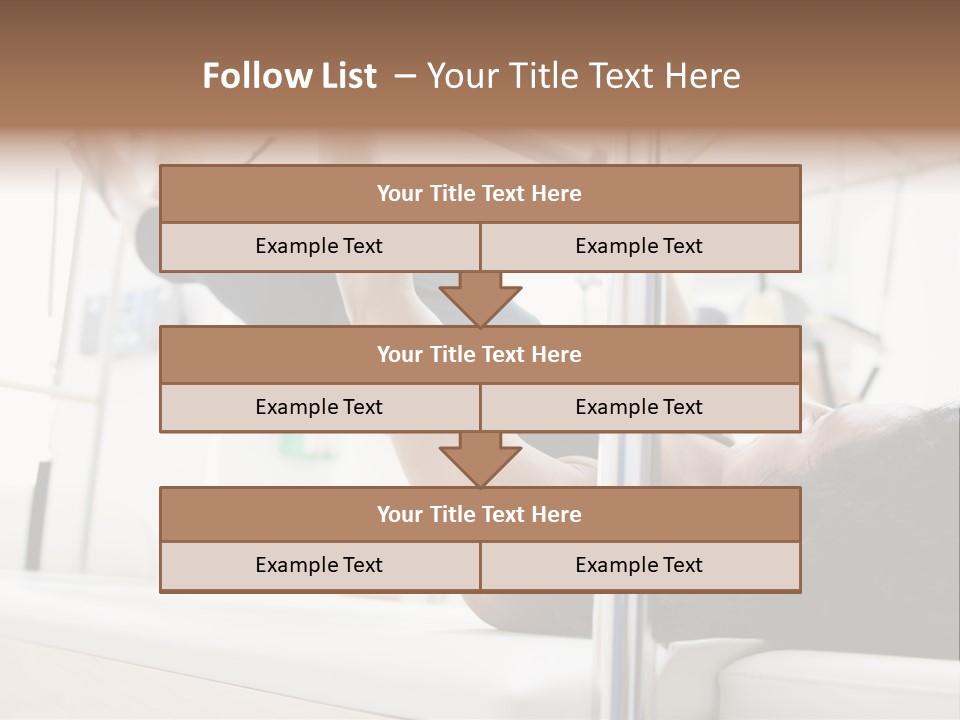 A Woman Doing A Pull Up On A Pull Up Bar PowerPoint Template