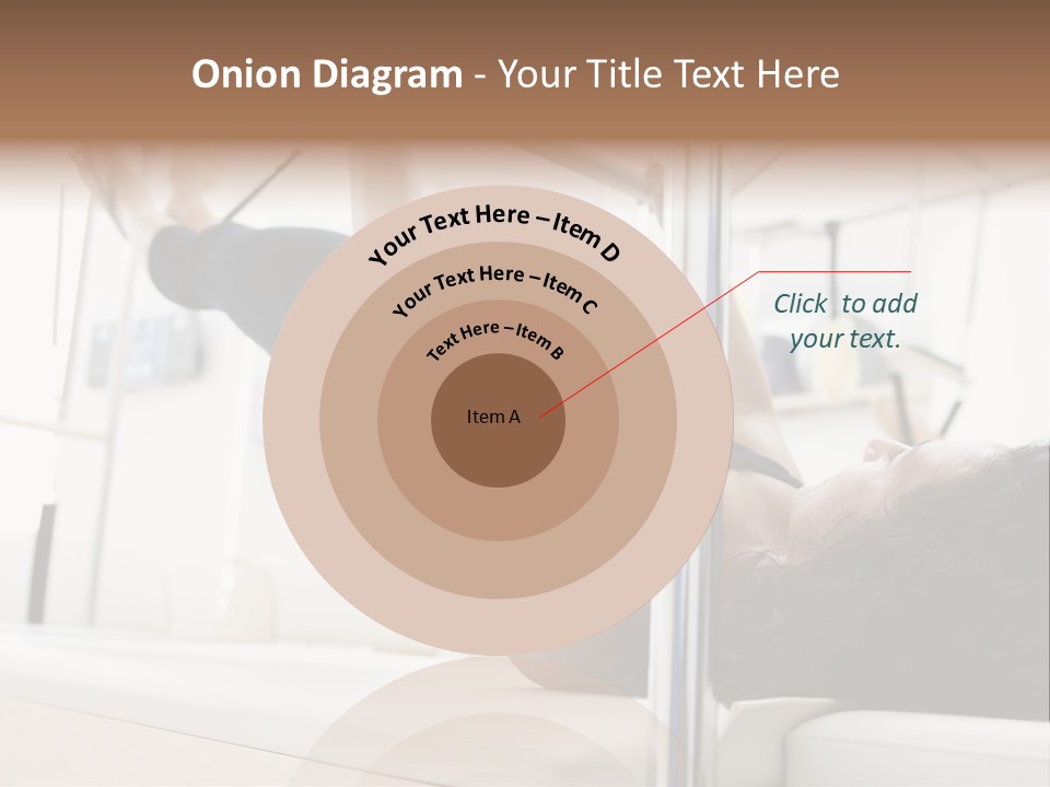 A Woman Doing A Pull Up On A Pull Up Bar PowerPoint Template