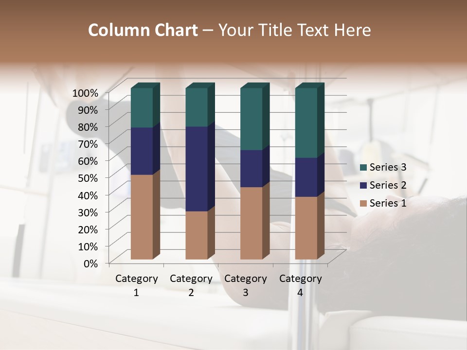 A Woman Doing A Pull Up On A Pull Up Bar PowerPoint Template