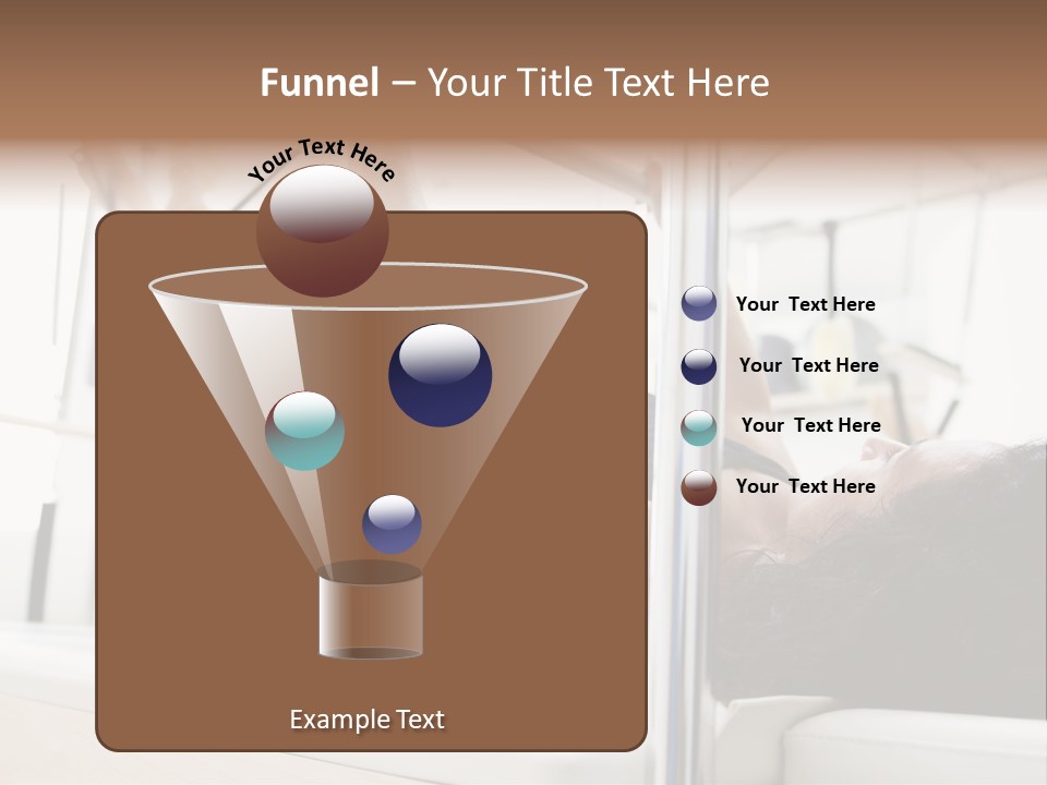 A Woman Doing A Pull Up On A Pull Up Bar PowerPoint Template