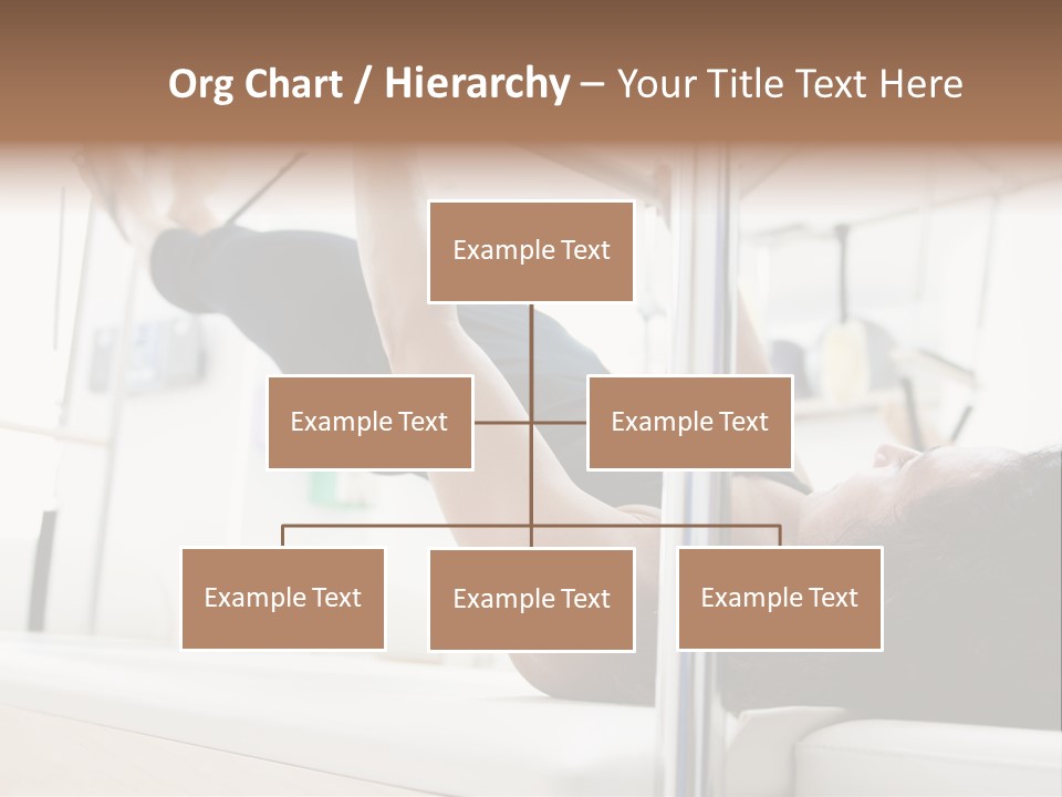 A Woman Doing A Pull Up On A Pull Up Bar PowerPoint Template