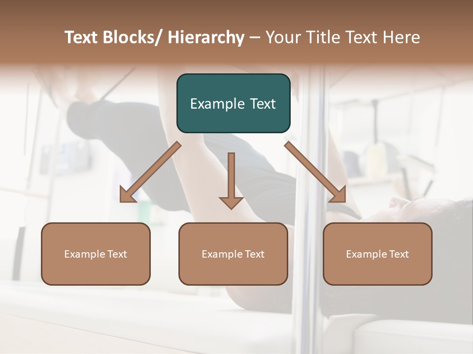 A Woman Doing A Pull Up On A Pull Up Bar PowerPoint Template