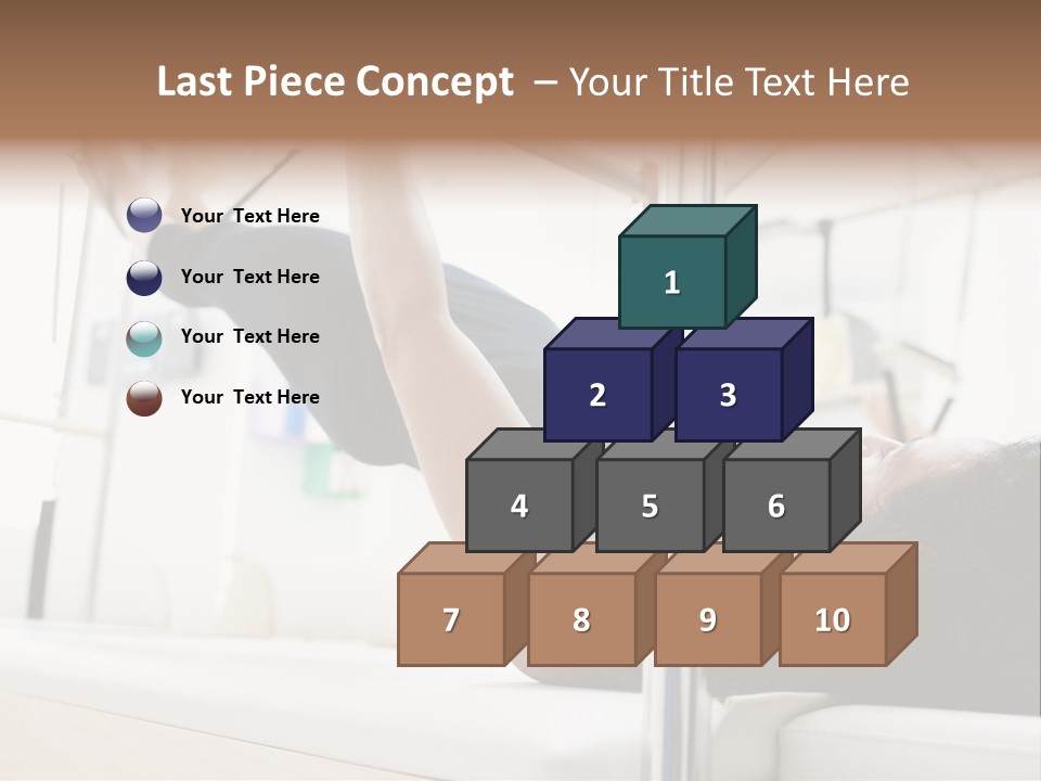 A Woman Doing A Pull Up On A Pull Up Bar PowerPoint Template