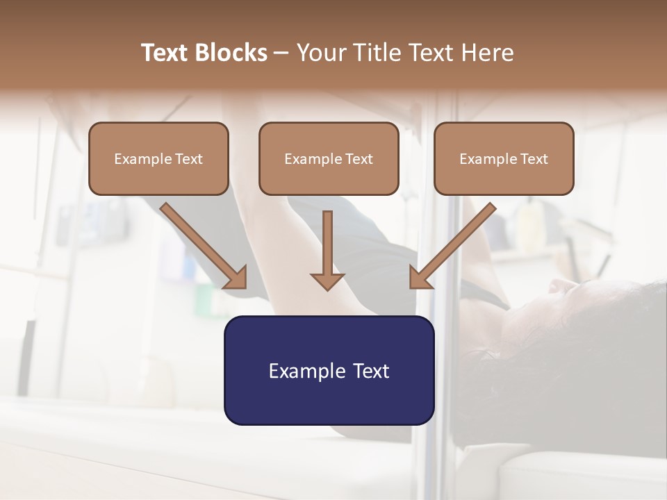 A Woman Doing A Pull Up On A Pull Up Bar PowerPoint Template
