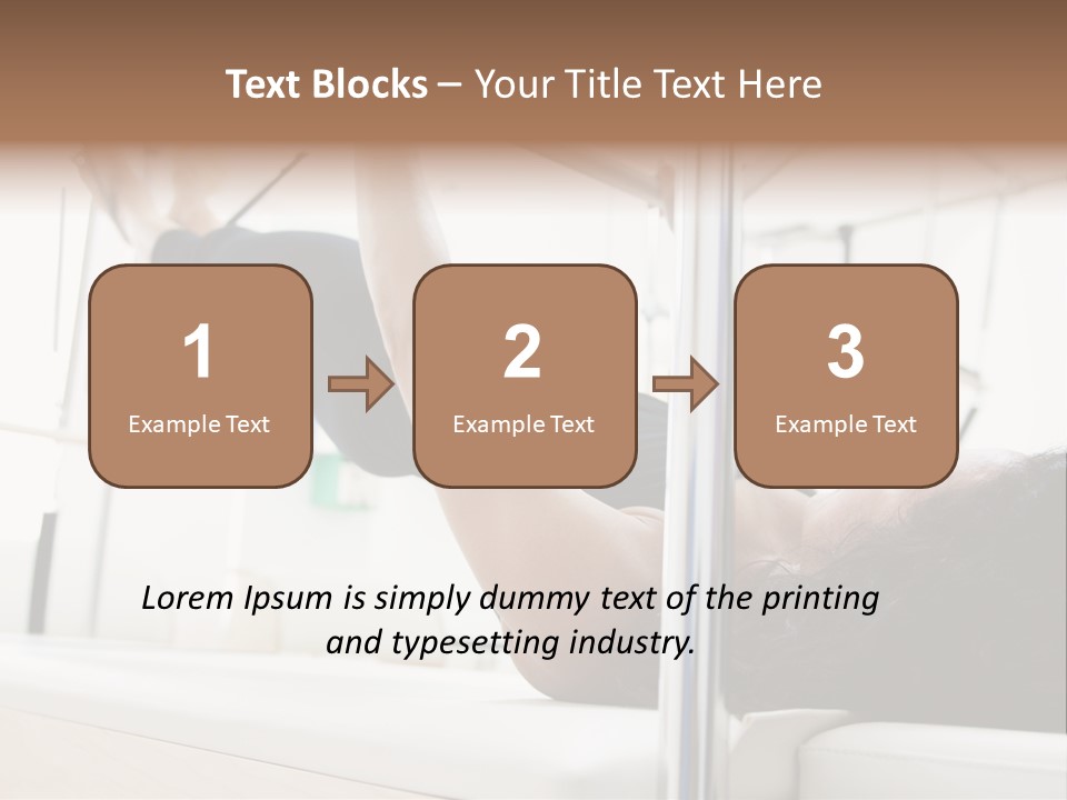 A Woman Doing A Pull Up On A Pull Up Bar PowerPoint Template