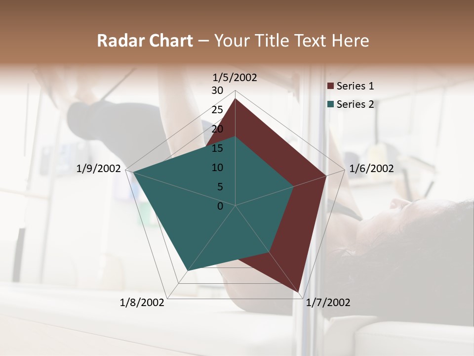 A Woman Doing A Pull Up On A Pull Up Bar PowerPoint Template