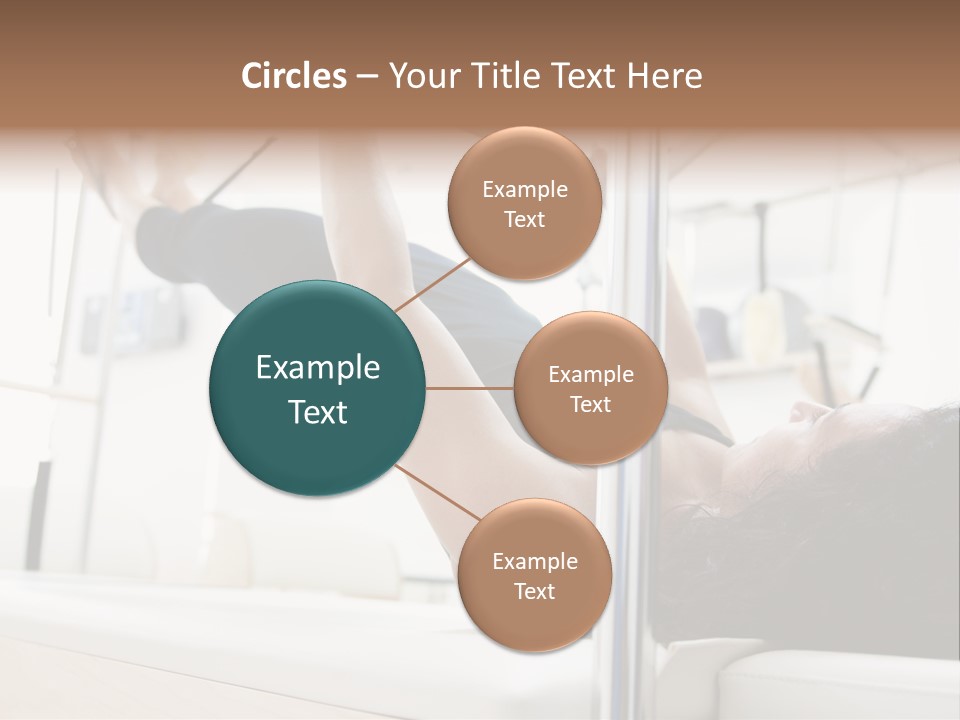 A Woman Doing A Pull Up On A Pull Up Bar PowerPoint Template