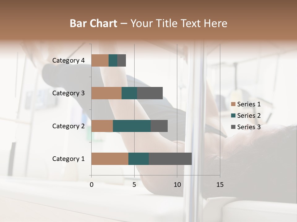 A Woman Doing A Pull Up On A Pull Up Bar PowerPoint Template