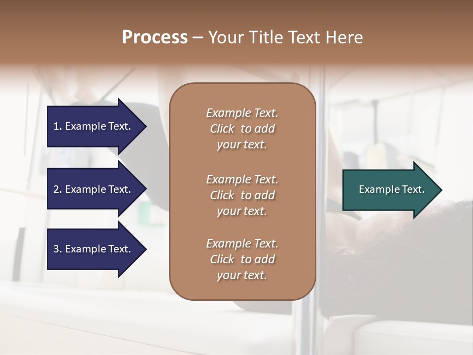 A Woman Doing A Pull Up On A Pull Up Bar PowerPoint Template