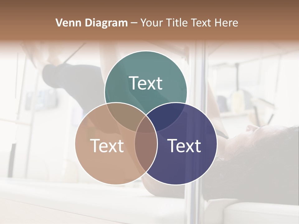 A Woman Doing A Pull Up On A Pull Up Bar PowerPoint Template