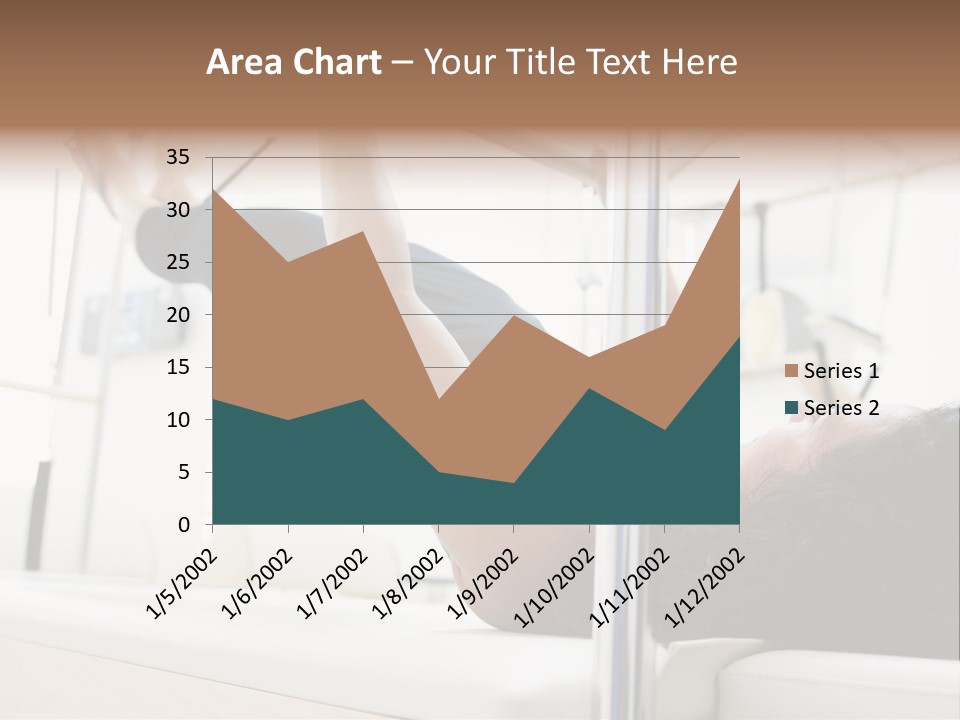 A Woman Doing A Pull Up On A Pull Up Bar PowerPoint Template