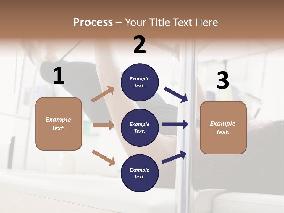 A Woman Doing A Pull Up On A Pull Up Bar PowerPoint Template