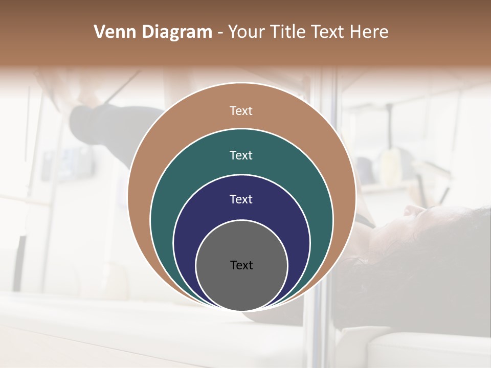 A Woman Doing A Pull Up On A Pull Up Bar PowerPoint Template