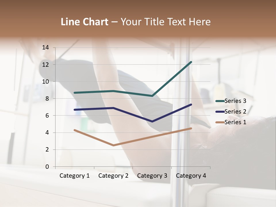 A Woman Doing A Pull Up On A Pull Up Bar PowerPoint Template