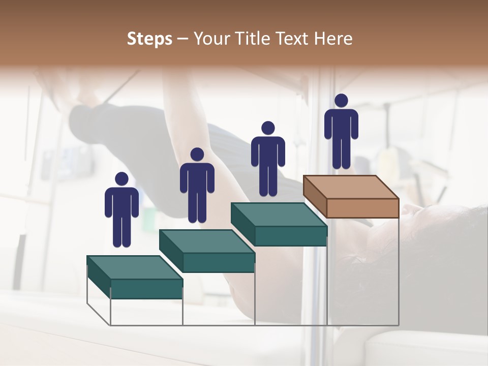 A Woman Doing A Pull Up On A Pull Up Bar PowerPoint Template