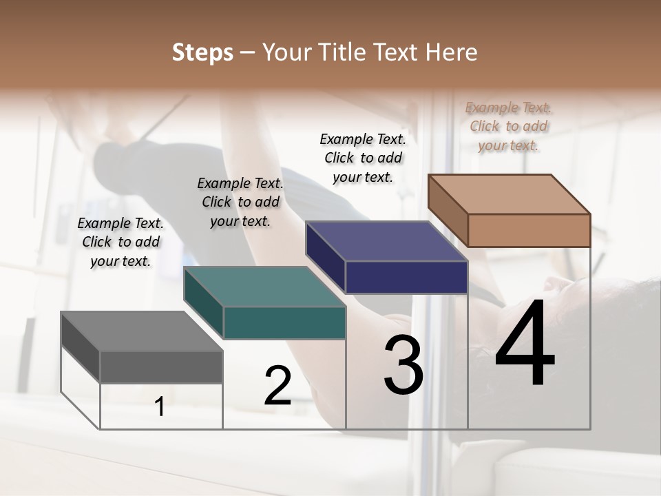 A Woman Doing A Pull Up On A Pull Up Bar PowerPoint Template