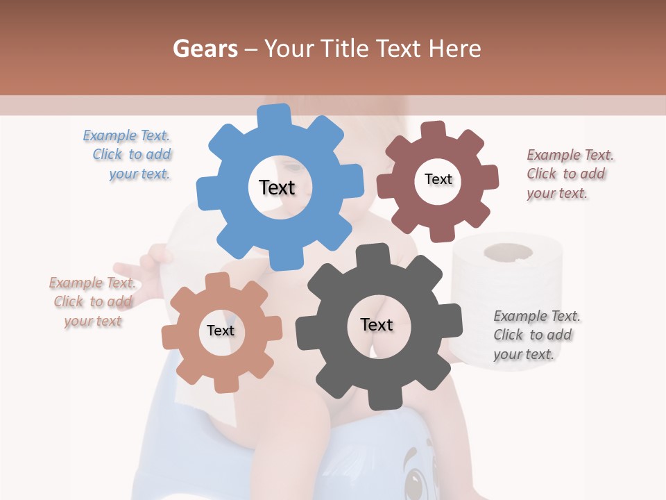 Connect Privacy Button PowerPoint Template