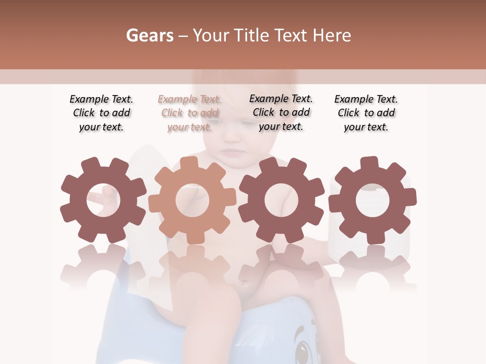 Connect Privacy Button PowerPoint Template