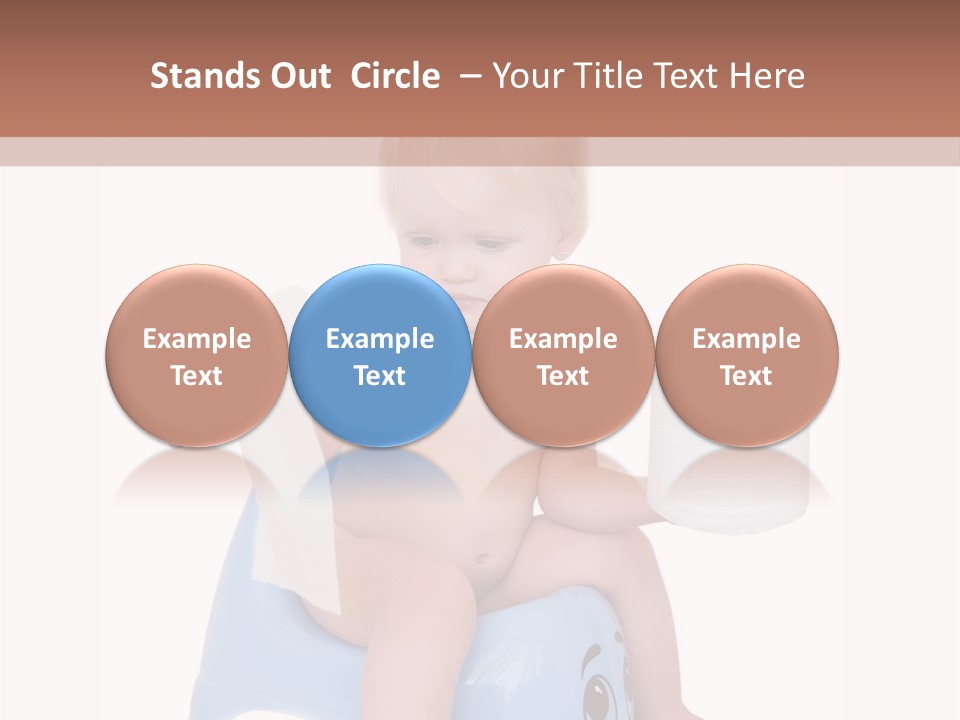 Connect Privacy Button PowerPoint Template