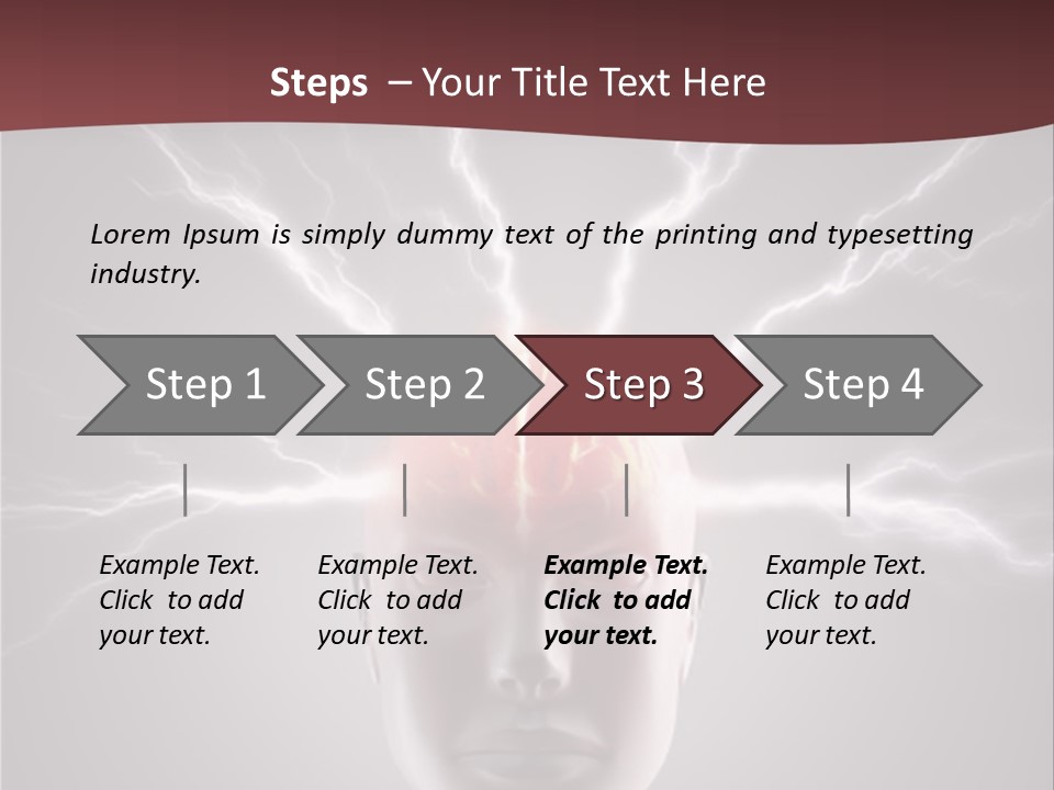 Science Anger Brainwaves PowerPoint Template