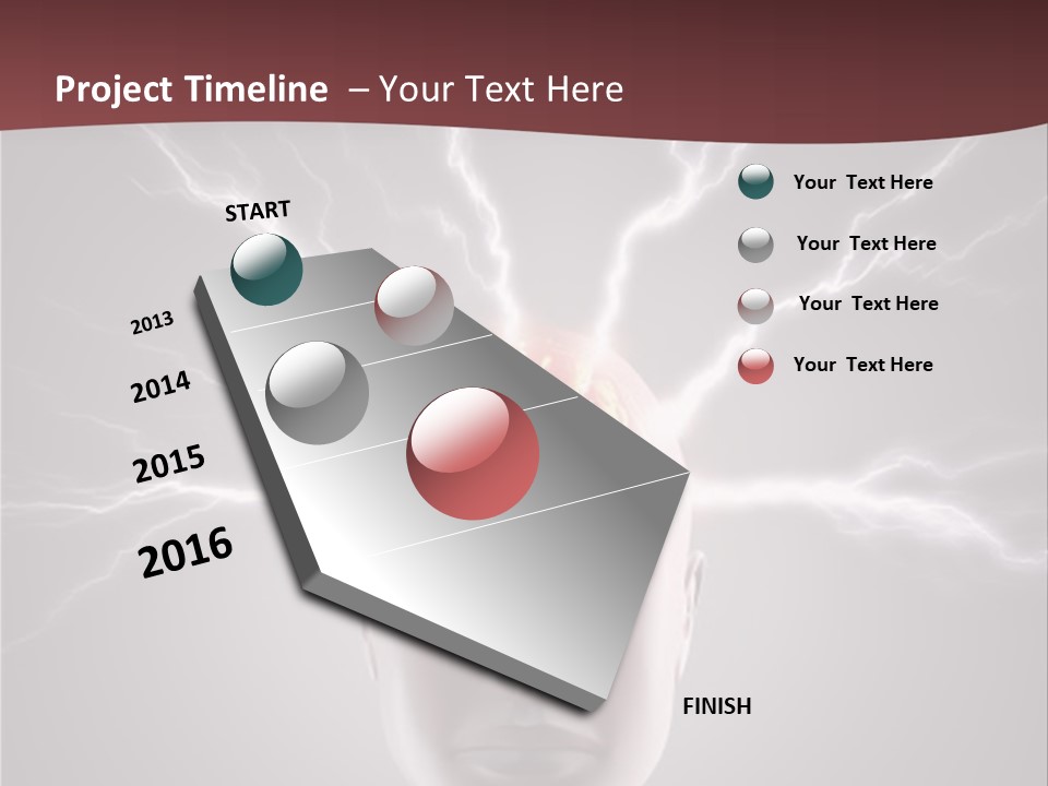 Science Anger Brainwaves PowerPoint Template
