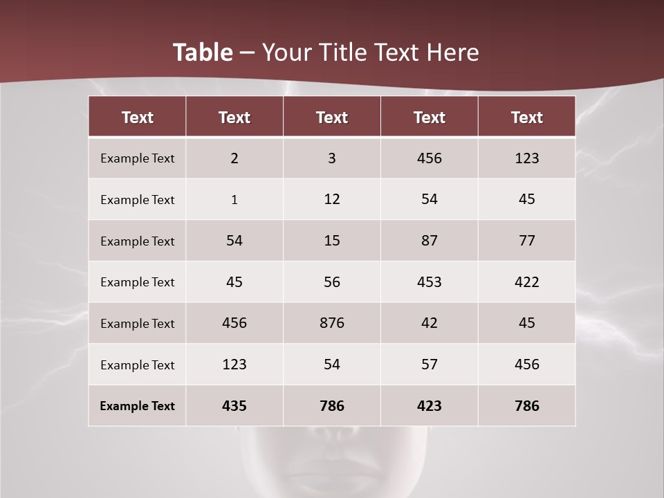 Science Anger Brainwaves PowerPoint Template